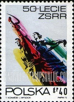 FindYourStampsValue: Man and Woman, Sculpture by Wiera Muchina