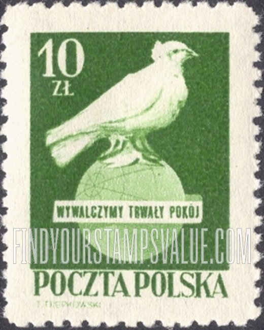 FindYourStampsValue: Dove on Globe