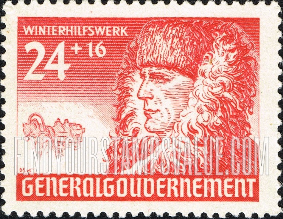 FindYourStampsValue: OCCUPATION SEMI-POSTAL - German Peasant