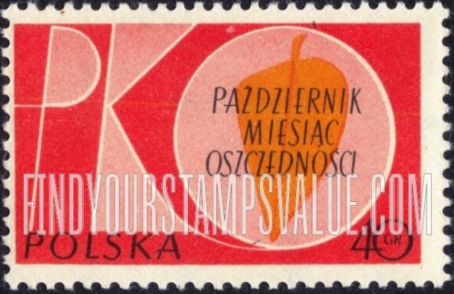 FindYourStampsValue: “PKO,” Initials of Polish Savings Bank