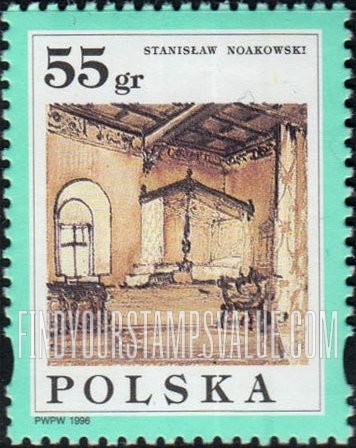 FindYourStampsValue: Drawings by Stanislaw Noakowski (1867-1928): Renaissance bedroom