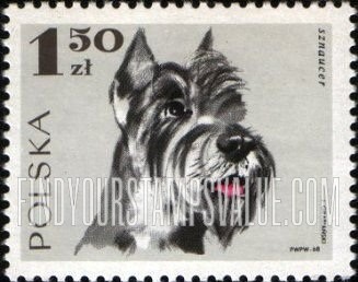 FindYourStampsValue: Dogs: Schnauzer