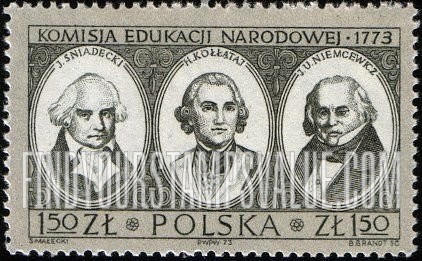 FindYourStampsValue: J. Sniadecki, Hugo Kollataj and Julian Ursyn Niemcewicz