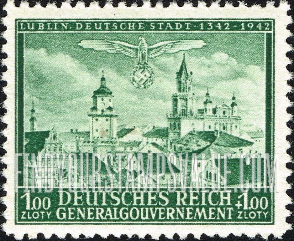 FindYourStampsValue: OCCUPATION SEMI-POSTAL - Modern Lublin