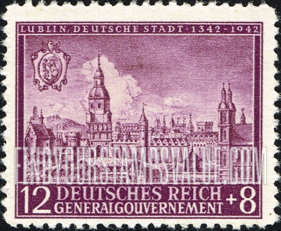 FindYourStampsValue: OCCUPATION SEMI-POSTAL - Ancient Lublin