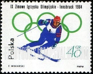 FindYourStampsValue: Sports: Skiing