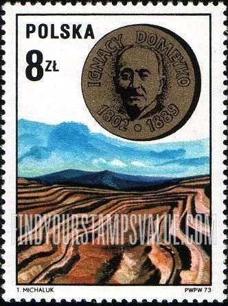 FindYourStampsValue: Polish Scientists: Ignacy Domeyko, geological strata