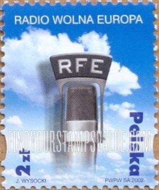 FindYourStampsValue: Radio Free Europe, 50th Anniversary