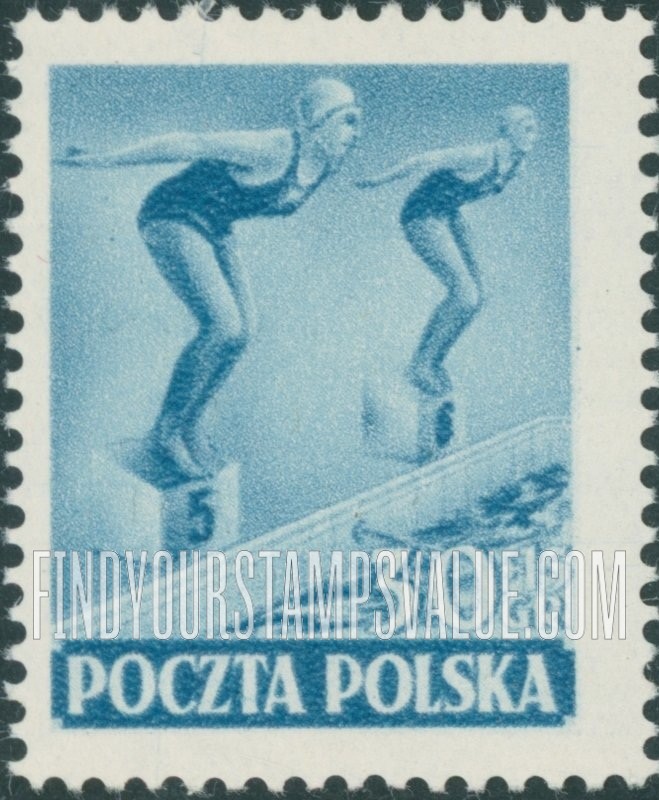 FindYourStampsValue: SEMI-POSTAL - Sports Type: Swimmers