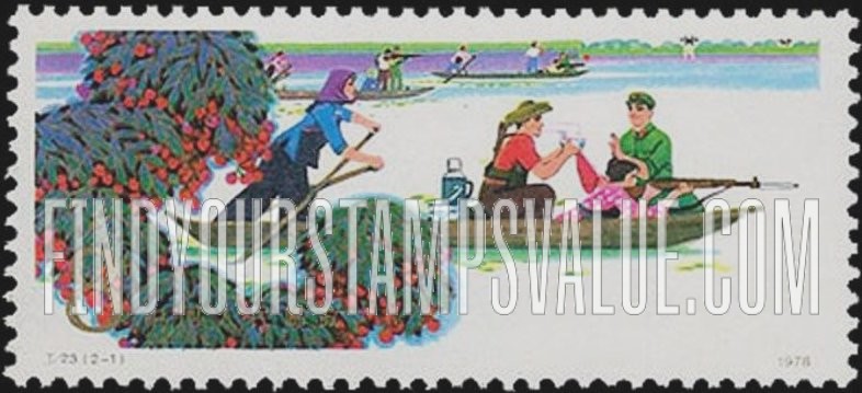 FindYourStampsValue: Army and people working as a family: Army Teaching Militia - 军民一家人:  陆军教学民兵