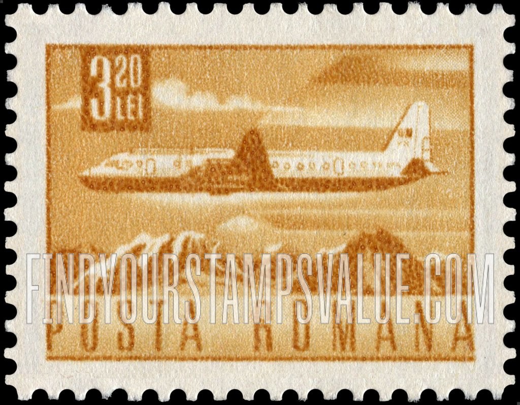 FindYourStampsValue: Jet plane: Type of Regular Issue