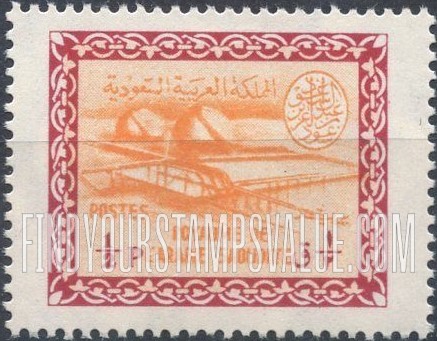 FindYourStampsValue: Gas-oil separating plant, Buqqa - عزل الغاز عن النفط في الحقل النفطي، البقعة