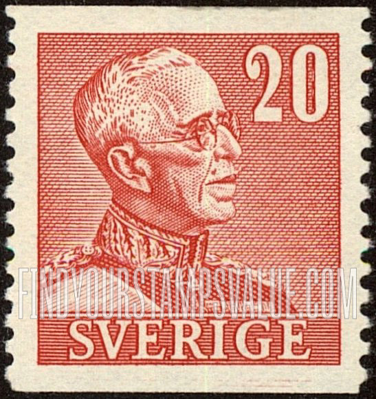 FindYourStampsValue: King Gustaf V