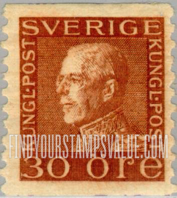 FindYourStampsValue: King Gustaf V