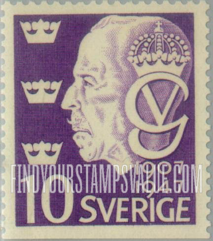FindYourStampsValue: King Gustaf V