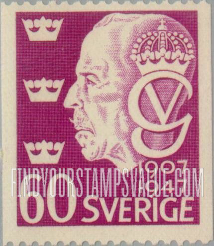 FindYourStampsValue: King Gustaf V