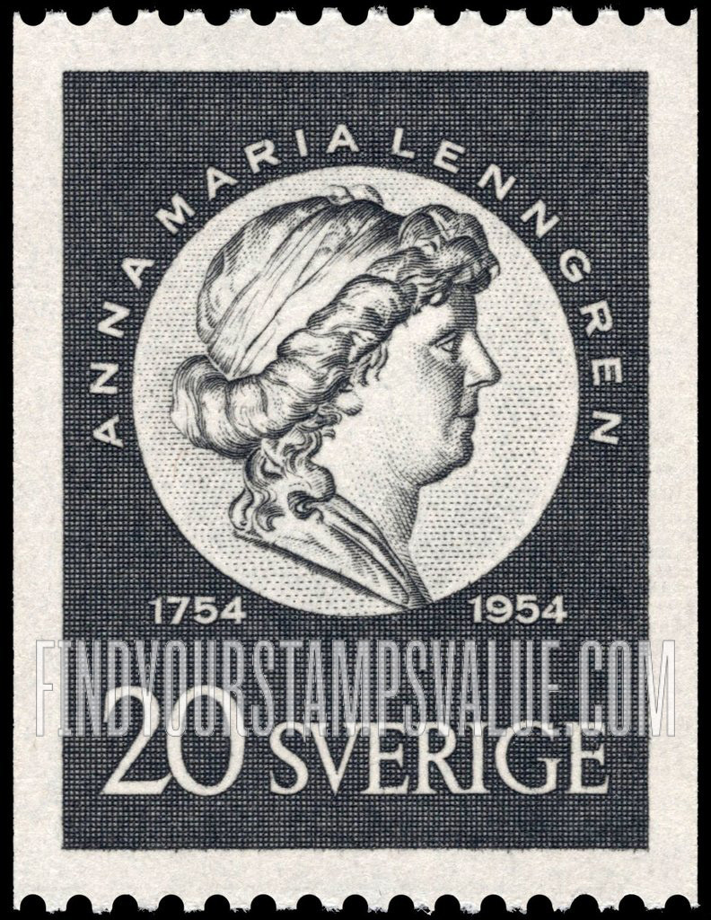 FindYourStampsValue: Anna Maria Lenngren