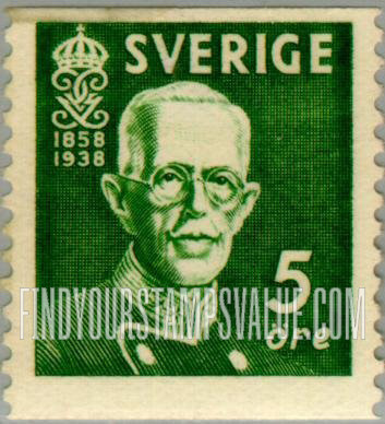 FindYourStampsValue: King Gustaf V
