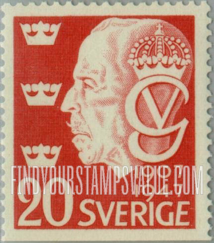 FindYourStampsValue: King Gustaf V