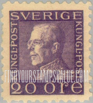 FindYourStampsValue: King Gustaf V