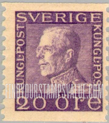 FindYourStampsValue: King Gustaf V