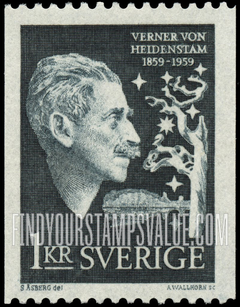 FindYourStampsValue: Verner von Heidenstam