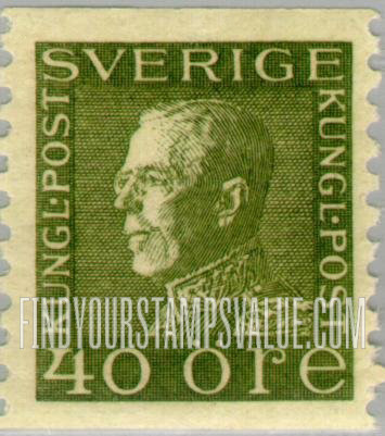 FindYourStampsValue: King Gustaf V