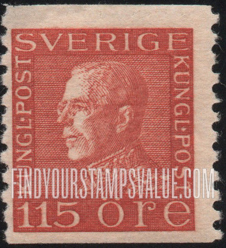 FindYourStampsValue: King Gustaf V