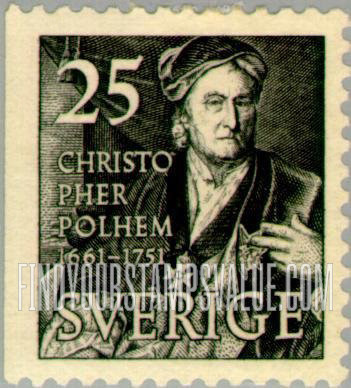 FindYourStampsValue: Christopher Polhem