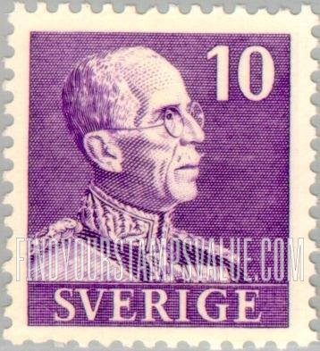 FindYourStampsValue: King Gustaf V