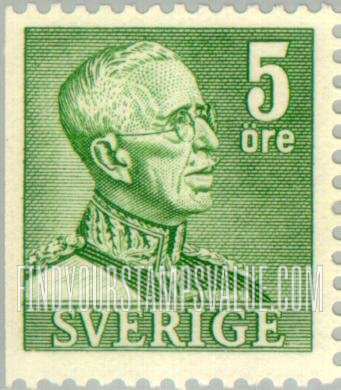 FindYourStampsValue: King Gustaf V