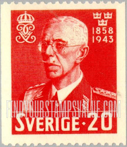 FindYourStampsValue: King Gustaf V