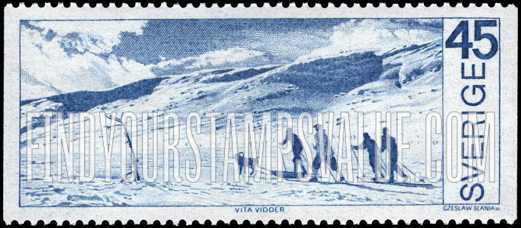FindYourStampsValue: “Around the Arctic Circle”: Skiing