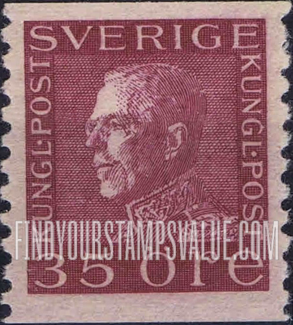 FindYourStampsValue: King Gustaf V