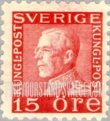 FindYourStampsValue: King Gustaf V