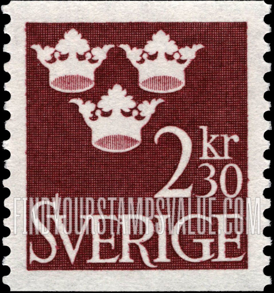 FindYourStampsValue: Three Crowns