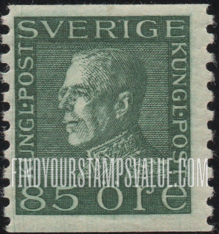 FindYourStampsValue: King Gustaf V