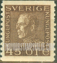 FindYourStampsValue: King Gustaf V