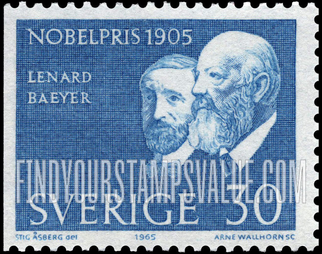 FindYourStampsValue: Philipp von Lenard, Adolf von Baeyer