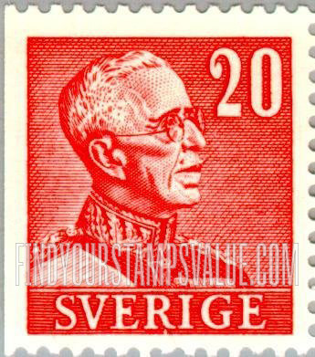 FindYourStampsValue: King Gustaf V