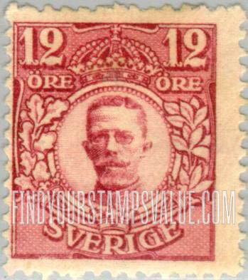 FindYourStampsValue: Gustaf V