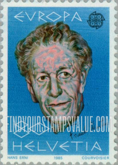 FindYourStampsValue: Federal Administration, Europa 1985: Frank Martin (1890-1974), composer