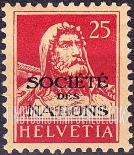 FindYourStampsValue: For The League of Nations: William Tell
