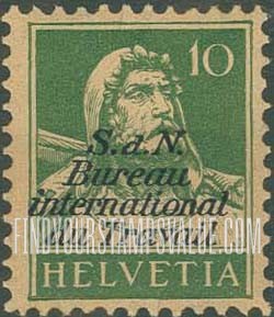 FindYourStampsValue: For The International Labor Bureau: William Tell