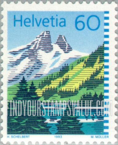 FindYourStampsValue: Federal Administration: Lake de Tanay