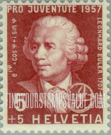 FindYourStampsValue: Semi-Postal: Leonhard Euler