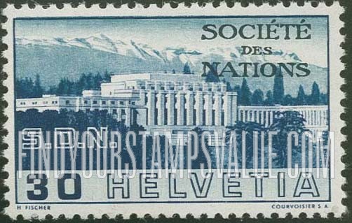 FindYourStampsValue: For The League of Nations: Palace of League of Nations