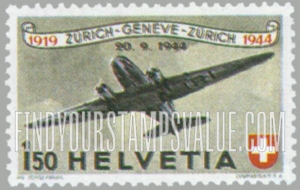 FindYourStampsValue: Air Post: Douglas DC-3