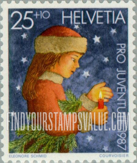 FindYourStampsValue: Semi-Postal: Christmas