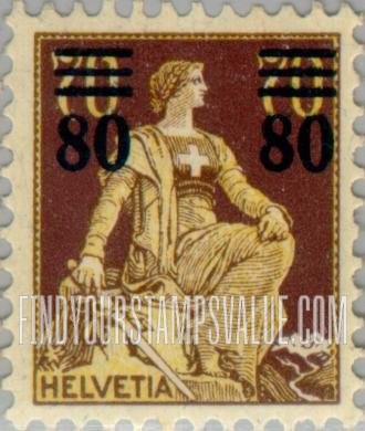 FindYourStampsValue: Federal Administration: Helvetia